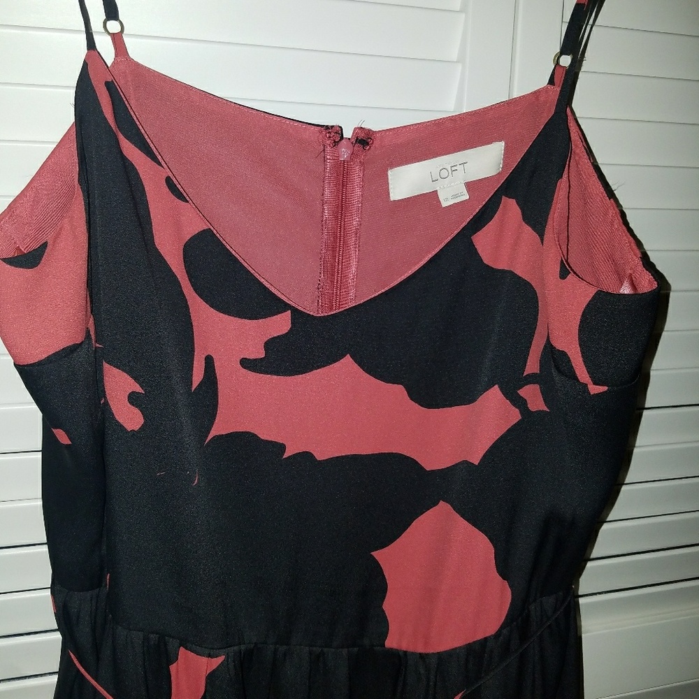 Loft floral print dress